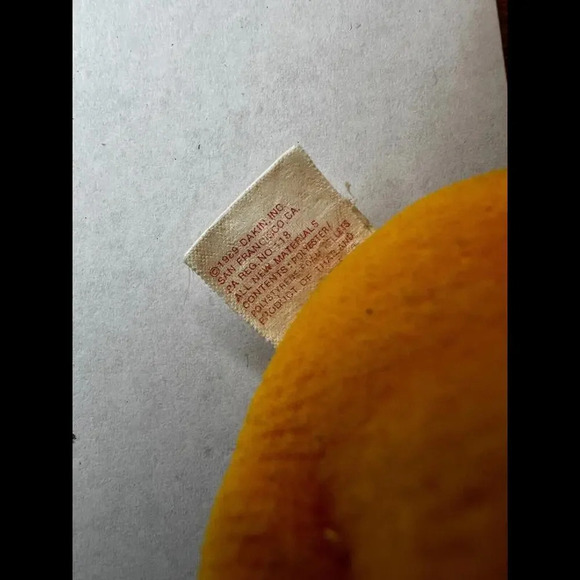 80s Vintage Dakin 1989 Duck Plush Toy – Striped Pants, Soft Yellow Duckling - Picture 5 of 6